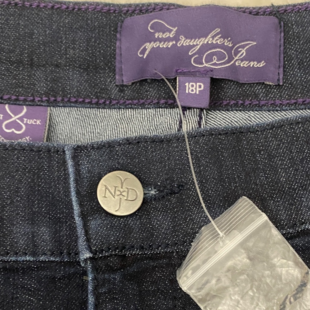 NYDJ Lift Tuck Technology Not Your Daughter’s Jeans Deep Indigo Jeans $129 - Picture 4 of 13